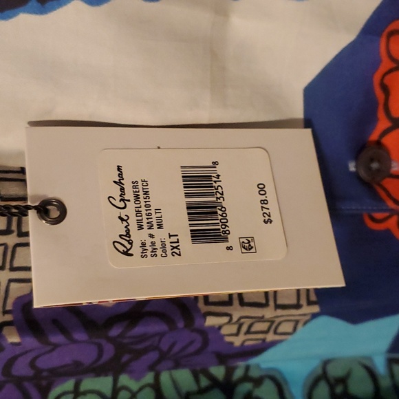 ROBERT GRAHAM MENS DRESS SHIRT - Picture 7 of 8